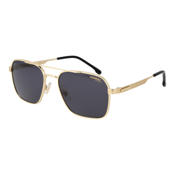 Carrera Quadrat Sonnenbrille CARRERA 379/S 57J5GIR in Gold – 45° Seitenansicht