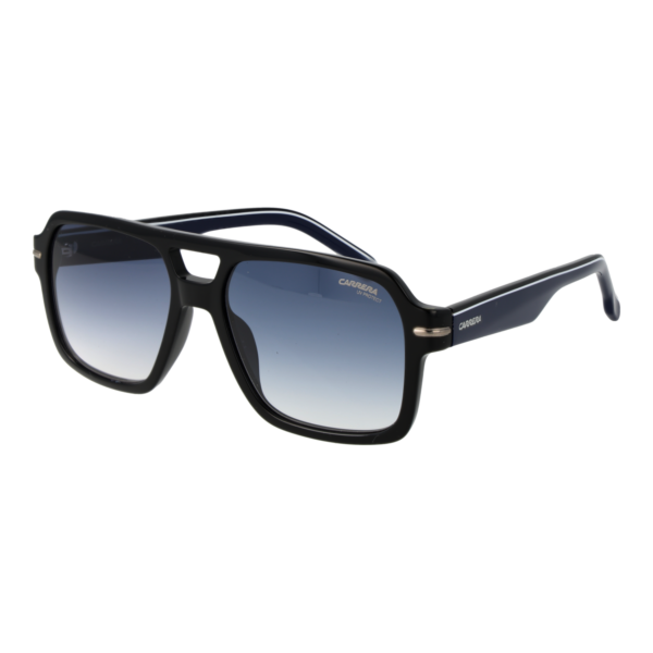 Carrera Sonnenbrille CARRERA 377/S 56D5108 – 45° Seitenansicht Carrera Quadrat Sonnenbrille CARRERA 377/S 56D5108 in Blau – 45° Seitenansicht