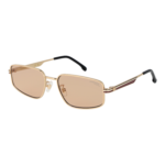 Carrera Rechteck Sonnenbrille CARRERA 3087/S 56NOA70 in Gold – 45° Seitenansicht