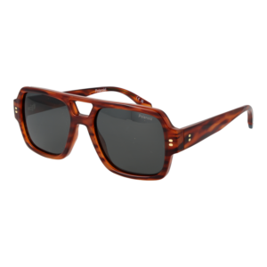 Polaroid Pilotenbrille Sonnenbrille PLD 6250/S/X 54L9GM9 in Orange – 45° Seitenansicht