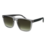 Hugo Rechteck Sonnenbrille HG 1391/G/S 56KB79K in Grau – 45° Seitenansicht