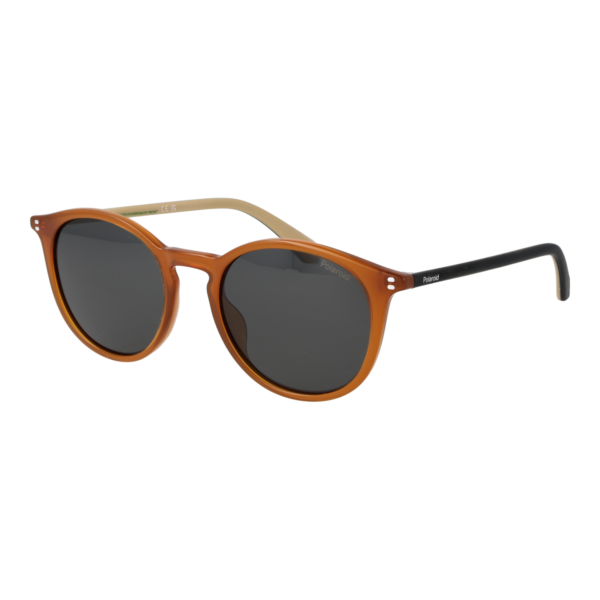 Polaroid Panto Sonnenbrille PLD 4206/S/X 51L7QM9 in Braun – 45° Seitenansicht