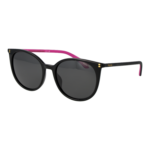 Polaroid Panto Sonnenbrille PLD 4208/S/X 55807M9 in Schwarz – 45° Seitenansicht