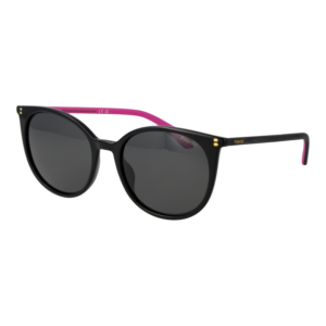 Polaroid Panto Sonnenbrille PLD 4208/S/X 55807M9 in Schwarz – 45° Seitenansicht