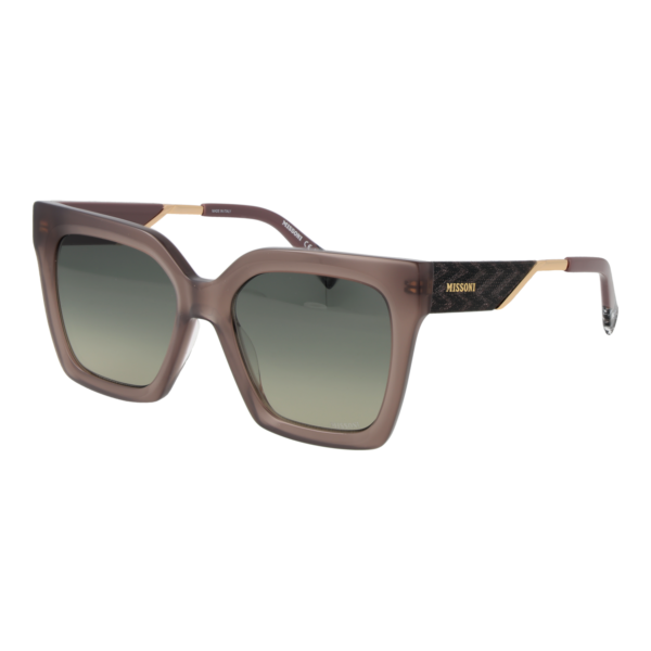 Missoni Quadrat Sonnenbrille MIS 0264/G/S 5479UPR in Braun – 45° Seitenansicht