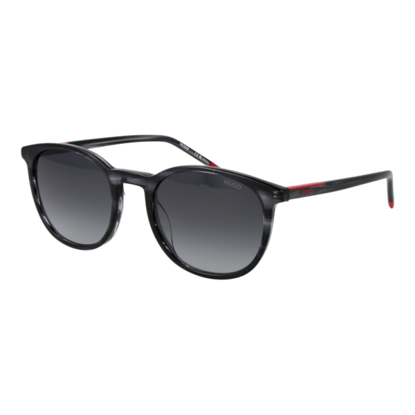 Hugo Panto Sonnenbrille HG 1400/G/S 532W89O in Grau – 45° Seitenansicht