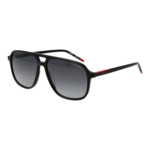 Hugo Pilotenbrille Sonnenbrille HG 1398/S 588079O in Schwarz – 45° Seitenansicht