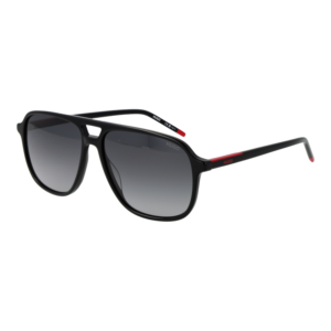 Hugo Pilotenbrille Sonnenbrille HG 1398/S 588079O in Schwarz – 45° Seitenansicht