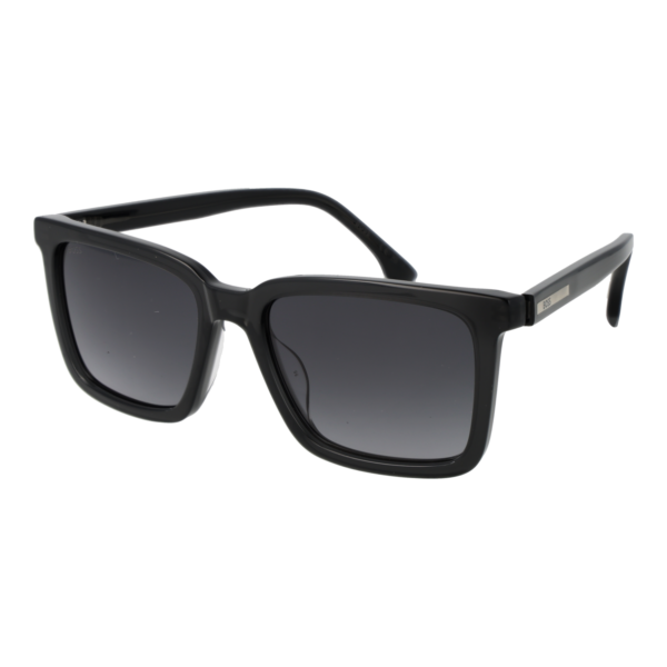 Boss Rechteck Sonnenbrille BOSS 1893/G/S 55KB79O in Grau – 45° Seitenansicht