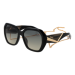 Missoni Quadrat Sonnenbrille MIS 0268/G/S 55807PR in Schwarz – 45° Seitenansicht