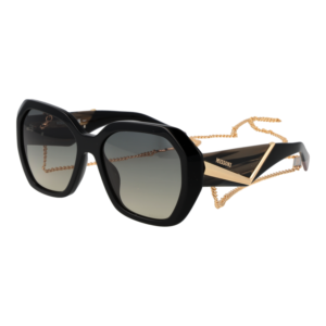 Missoni Quadrat Sonnenbrille MIS 0268/G/S 55807PR in Schwarz – 45° Seitenansicht