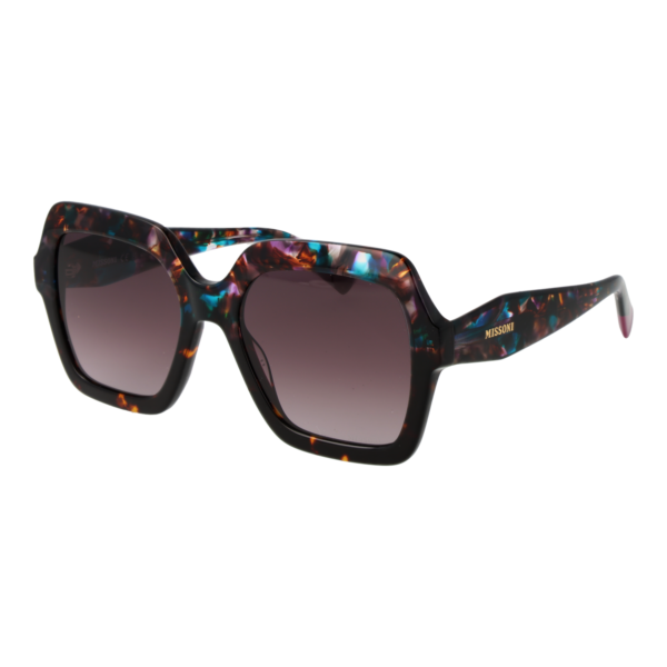 Missoni Quadrat Sonnenbrille MIS 0273/S 54HKZ3X in Mehrfarbig – 45° Seitenansicht