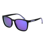 Polaroid Quadrat Sonnenbrille PLD 2169/S/X 56003MF in Schwarz – 45° Seitenansicht