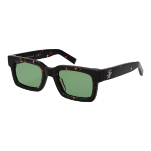 Tommy Hilfiger Rechteck Sonnenbrille TH 2368/S 49086QT in Schwarz – 45° Seitenansicht