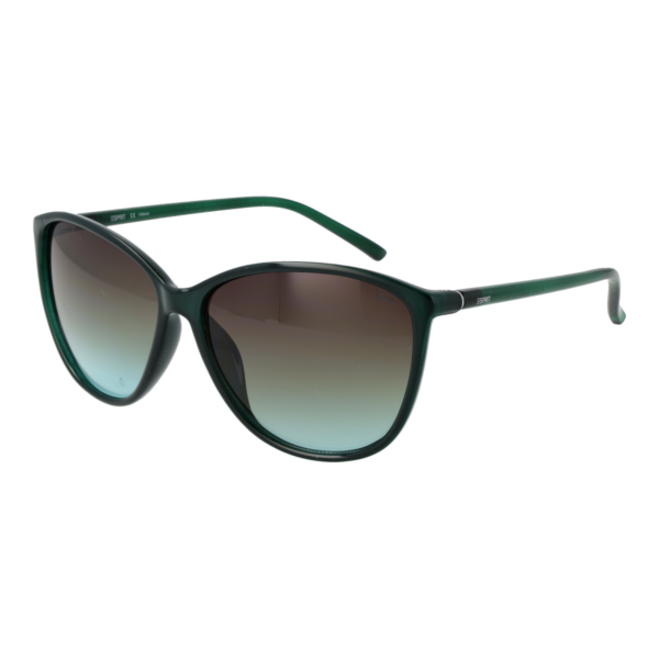 Esprit Rechteck Sonnenbrille ET39187 58547 in Grün – 45° Seitenansicht