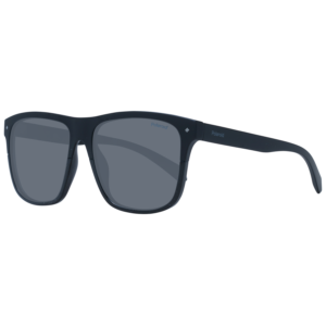 Polaroid Rechteck Sonnenbrille PLD 6041/S 56807M9 in Schwarz – 45° Seitenansicht