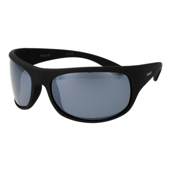Polaroid Rechteck Sonnenbrille 07886 66003EX in Schwarz – 45° Seitenansicht