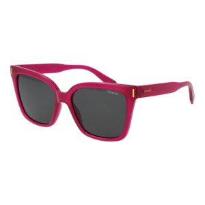 Polaroid Quadrat Sonnenbrille PLD 6192/S 54MU1M9 in Lila – 45° Seitenansicht
