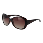Polaroid Schmetterling Sonnenbrille P8317 580BMLA in Braun – 45° Seitenansicht