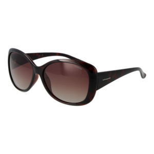 Polaroid Schmetterling Sonnenbrille P8317 580BMLA in Braun – 45° Seitenansicht