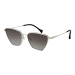 Replay Geometric Sonnenbrille RY490V 5402S in Silber – 45° Seitenansicht