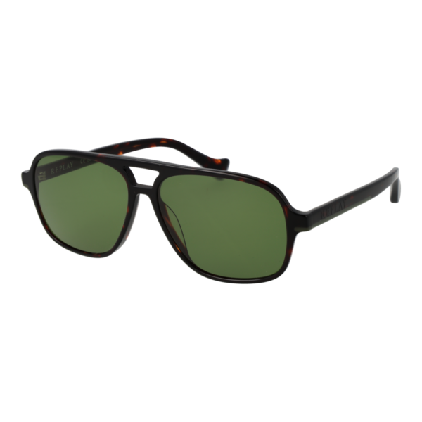 Replay Pilotenbrille Sonnenbrille RY486V 5602S in Braun – 45° Seitenansicht