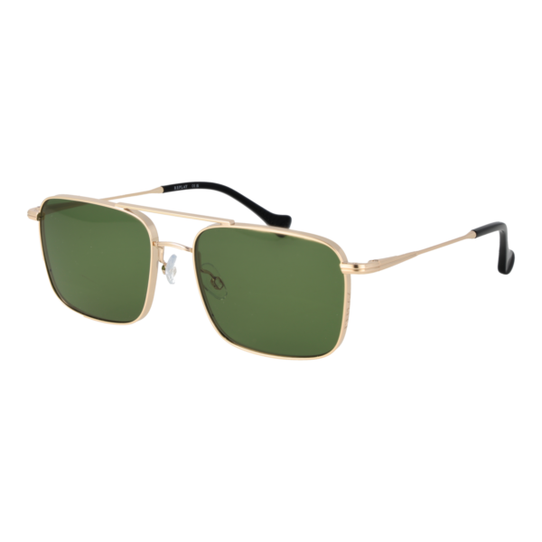 Replay Rechteck Sonnenbrille RY491V 5601S in Gold – 45° Seitenansicht