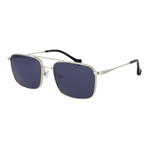 Replay Rechteck Sonnenbrille RY491V 5602S in Silber – 45° Seitenansicht
