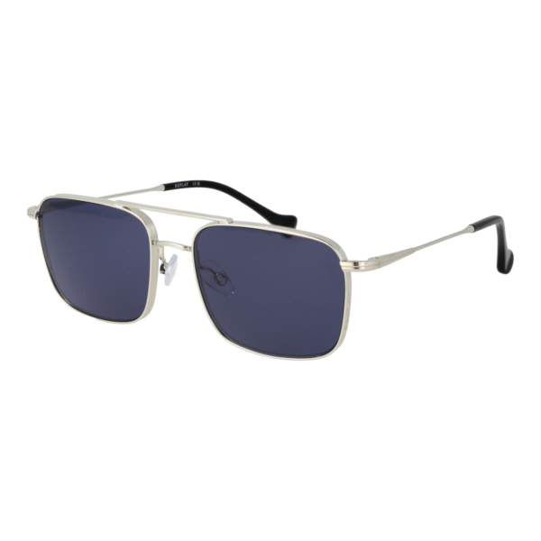 Replay Rechteck Sonnenbrille RY491V 5602S in Silber – 45° Seitenansicht