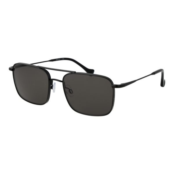 Replay Rechteck Sonnenbrille RY491V 5603S in Schwarz – 45° Seitenansicht
