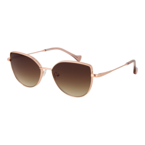 Replay Katzenaugen Sonnenbrille RY492V 5402S in Rosé Gold – 45° Seitenansicht