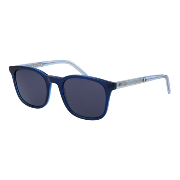 Replay Quadrat Sonnenbrille RY493V 5202S in Blau – 45° Seitenansicht