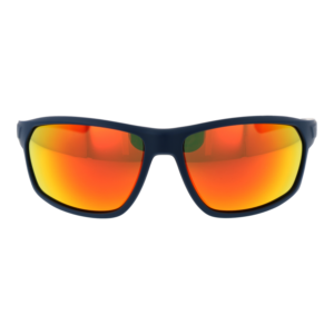 BMW Motorsport Sonnenbrille BS0035 6691U – Frontansicht mit Kunststoff Rahmen und Orange Gläsern