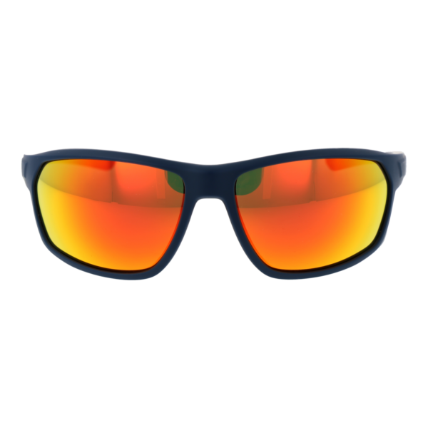 BMW Motorsport Sonnenbrille BS0035 6691U – Frontansicht mit Kunststoff Rahmen und Orange Gläsern