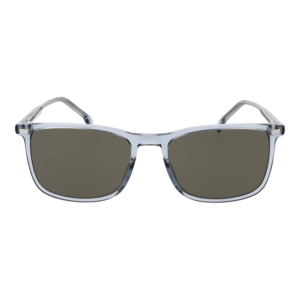 Boss Sonnenbrille BOSS 1879/S 56PJPIR – Frontansicht mit Azetat Rahmen und Grau Gläsern