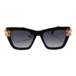 Carolina Herrera Sonnenbrille HER 0399/S 548079O – Frontansicht mit Polyamid Rahmen und Grau Gläsern