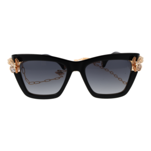 Carolina Herrera Sonnenbrille HER 0399/S 548079O – Frontansicht mit Polyamid Rahmen und Grau Gläsern