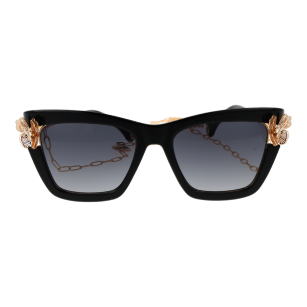 Carolina Herrera Sonnenbrille HER 0399/S 548079O – Frontansicht mit Polyamid Rahmen und Grau Gläsern