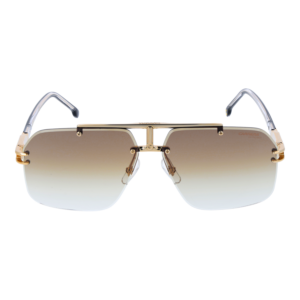 Carrera Sonnenbrille CARRERA 1054/S 632M286 – Frontansicht mit Metall Rahmen und Braun Gläsern