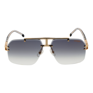 Carrera Sonnenbrille CARRERA 1054/S 63RHLFQ – Frontansicht mit Metall Rahmen und Grau Gläsern