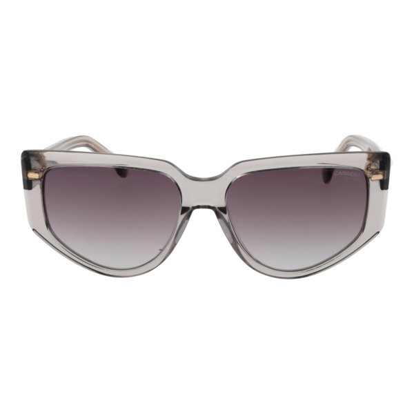 Carrera Sonnenbrille CARRERA 3082/S 57KB79O – Frontansicht mit Azetat Rahmen und Grau Gläsern