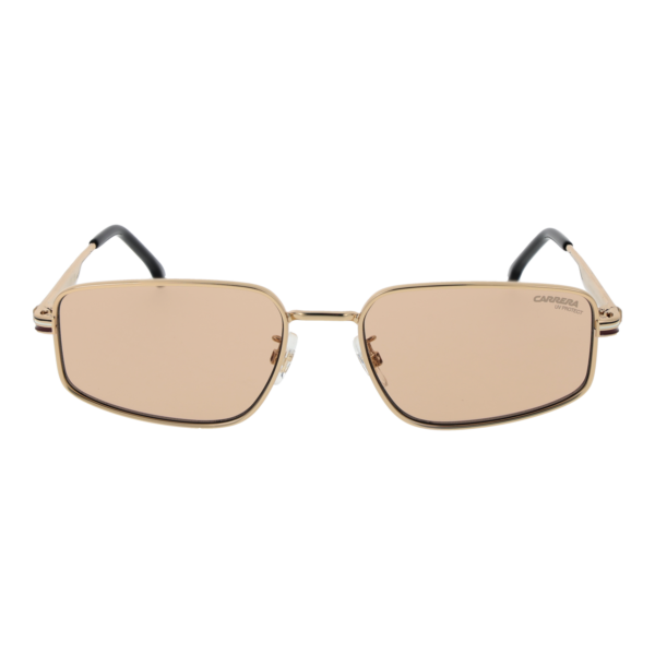 Carrera Sonnenbrille CARRERA 3087/S 56NOA70 – Frontansicht mit Metall Rahmen und Beige Gläsern