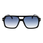 Carrera Sonnenbrille CARRERA 377/S 56D5108 – Frontansicht mit Azetat Rahmen und Blau Gläsern
