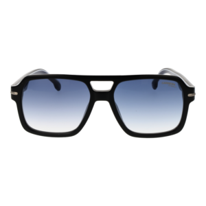 Carrera Sonnenbrille CARRERA 377/S 56D5108 – Frontansicht mit Azetat Rahmen und Blau Gläsern