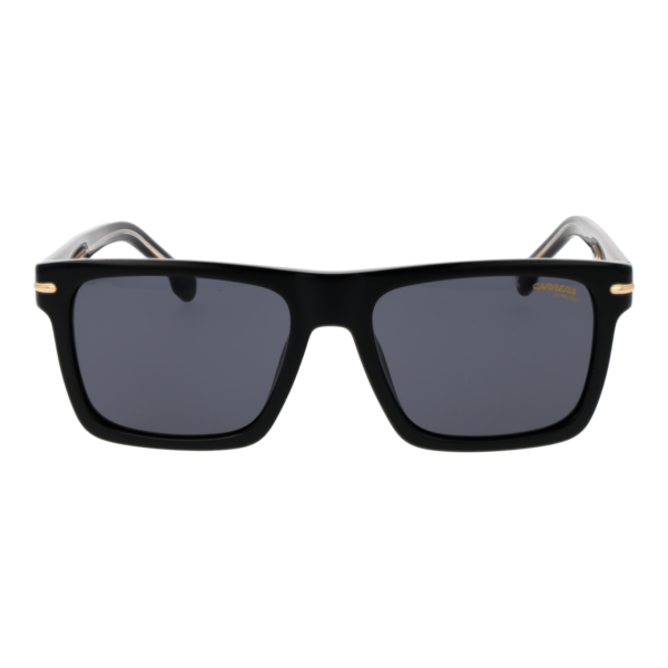 Carrera Sonnenbrille CARRERA 378/S 55807IR – Frontansicht mit Azetat Rahmen und Grau Gläsern
