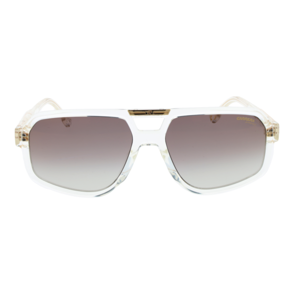 Carrera Sonnenbrille VICTORY C 26/S 59900FQ – Frontansicht mit Polyamid Rahmen und Grau Gläsern