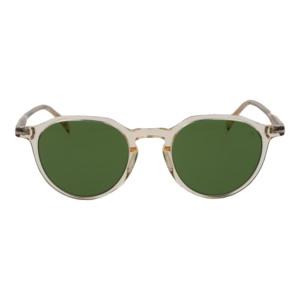David Beckham Sonnenbrille DB 1217/S 5040GQT – Frontansicht mit Azetat Rahmen und Grün Gläsern