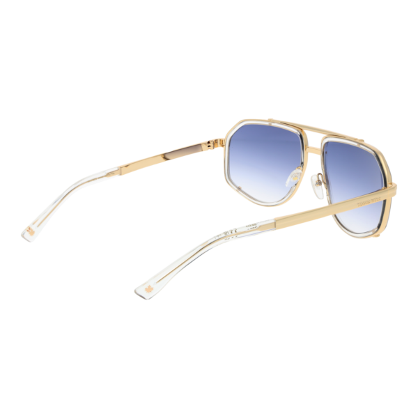 Rückansicht der Dsquared2 Sonnenbrille D2 0190/S 6090008 – Metall Rahmen