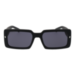 Dsquared2 Sonnenbrille ICON 0029/S 55003IR – Frontansicht mit Kunststoff Rahmen und Grau Gläsern