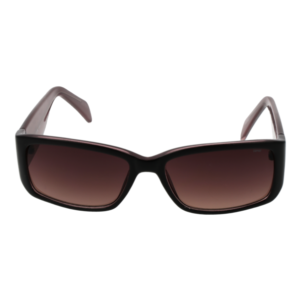 Esprit Sonnenbrille ET39190 56535 – Frontansicht mit Kunststoff Rahmen und Burgunder Gläsern